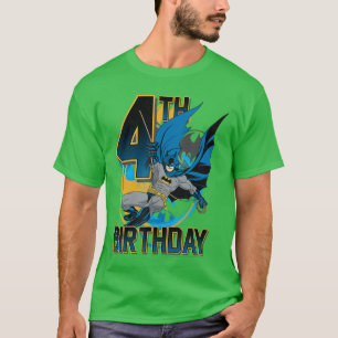 DC Comics Batman 4th Birthday Bat Swing Action Pos T-Shirt