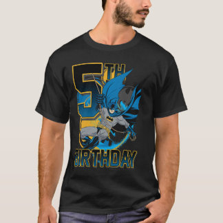 DC Comics Batman 5th Birthday Bat Swing Action Pos T-Shirt