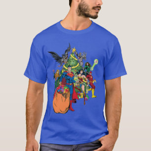 DC Comics Christmas Justice League Hero Christmasr T-Shirt