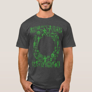 DC Comics Green Lantern Logo Icon Fill Premium T-Shirt