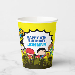 DC Comics   Justice League - Chibi Birthday Paper Cups