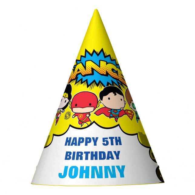 DC Comics | Justice League - Chibi Birthday Party Hat (Front)