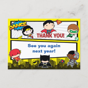 DC Comics   Justice League - Chibi Birthday Thank You Card