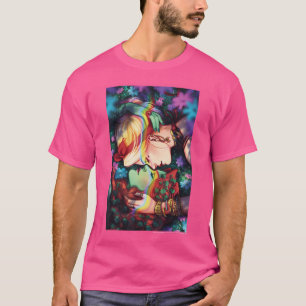 DC Comics Pride Harley Quinn Poison Ivy Nose Touch T-Shirt
