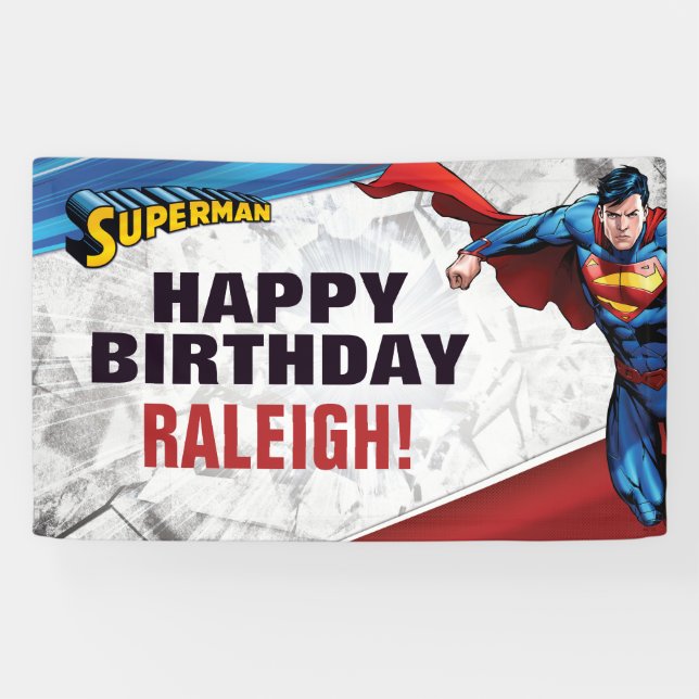 DC Comics | Superman - Birthday Banner (Horizontal)
