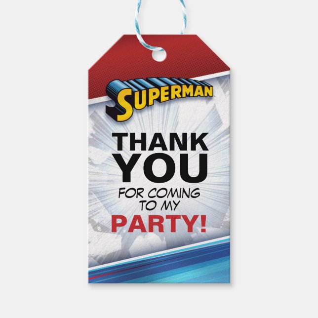 DC Comics | Superman - Birthday Gift Tags (Front)