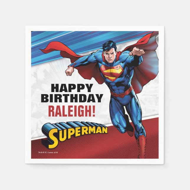 DC Comics | Superman - Birthday Napkin (Front)