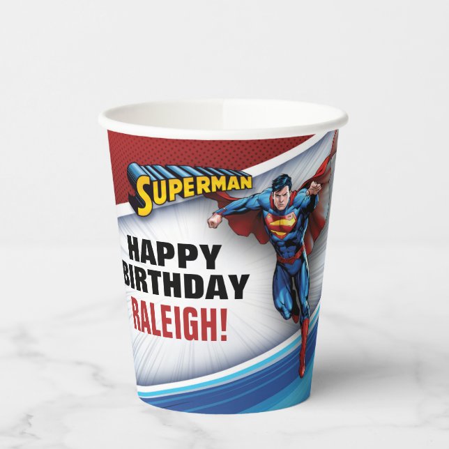 DC Comics | Superman - Birthday  Paper Cups (Left)