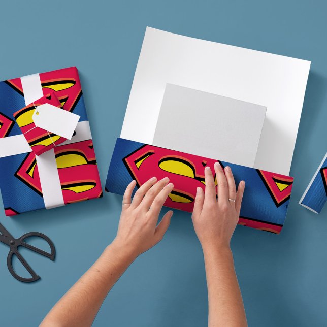DC Comics | Superman | Classic Logo Wrapping Paper (Creator Uploaded)