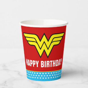 DC Comics   Wonder Woman Birthday Paper Cups