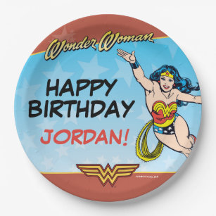 DC Comics   Wonder Woman Birthday Paper Plate