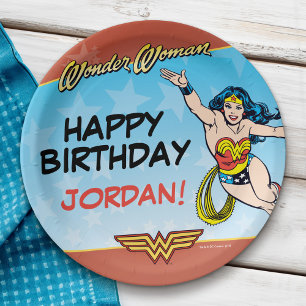 DC Comics   Wonder Woman Birthday Paper Plate
