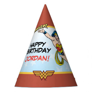 DC Comics   Wonder Woman Birthday Party Hat