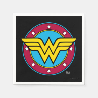 DC Comics | Wonder Woman Circle & Stars Logo Napkin