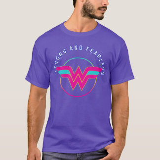 DC Comics Wonder Woman Strong And Fearless Iconic  T-Shirt