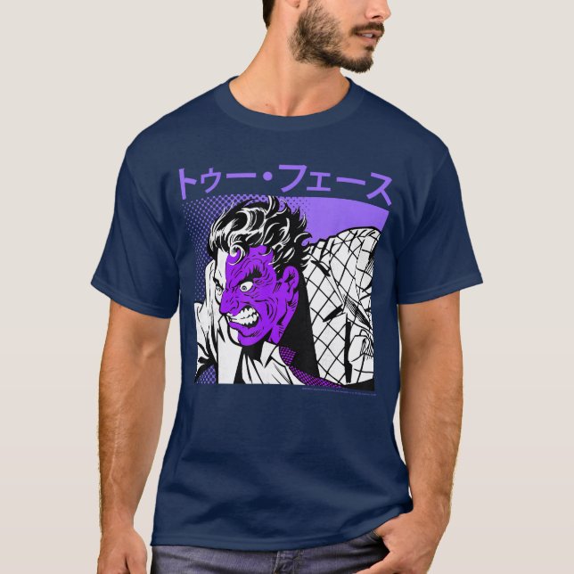 DC ComicswoFace Kanji Portrait boy T-Shirt (Front)