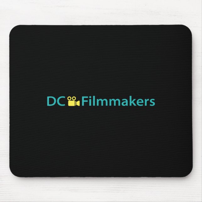 Dc Filmmakers Group With Camera Icon  Mouse Mat (Front)