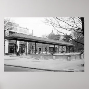 DC Gas Station, 1921 Poster