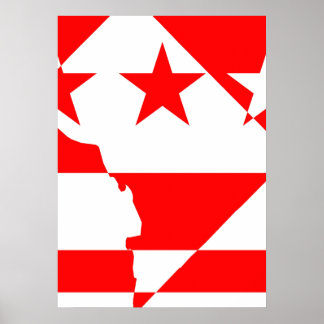 DC Inverted - Borders Poster