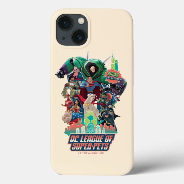 DC League of Super-Pets Battle for Metropolis Case-Mate iPhone Case (Back)
