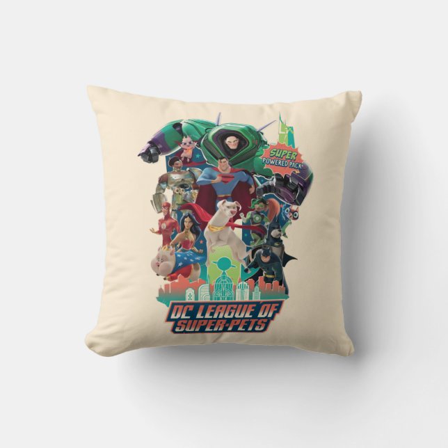 DC League of Super-Pets Battle for Metropolis Cushion (Front)