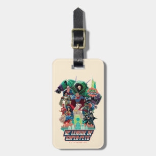 DC League of Super-Pets Battle for Metropolis Luggage Tag