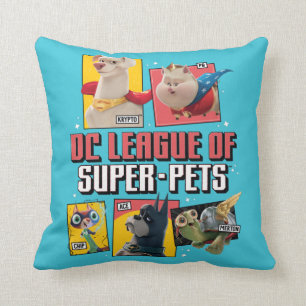 DC League of Super-Pets Character Panels Cushion