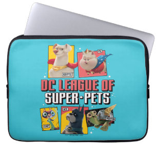 DC League of Super-Pets Character Panels Laptop Sleeve