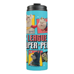 DC League of Super-Pets Character Panels Thermal Tumbler