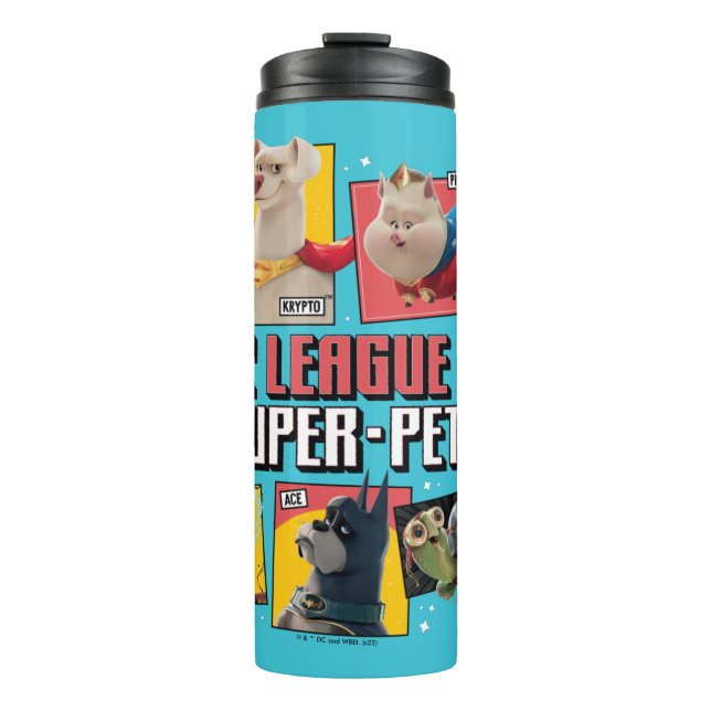 DC League of Super-Pets Character Panels Thermal Tumbler (Front)