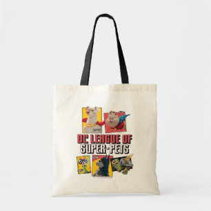 DC League of Super-Pets Character Panels Tote Bag