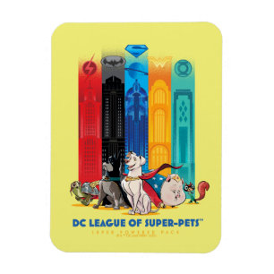 DC League of Super-Pets Metropolis Towers Magnet