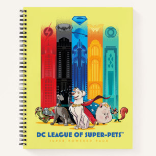 DC League of Super-Pets Metropolis Towers Notebook