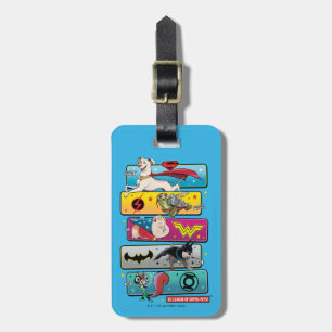 DC League of Super-Pets Panels Luggage Tag