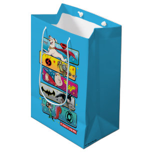 DC League of Super-Pets Panels Medium Gift Bag