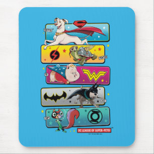 DC League of Super-Pets Panels Mouse Mat