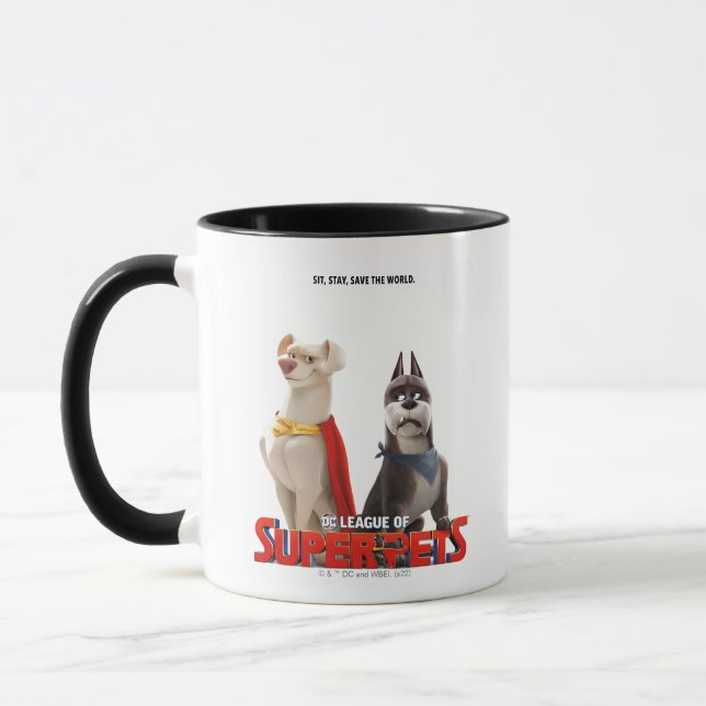 DC League of Super-Pets Theatrical Art Mug (Left)
