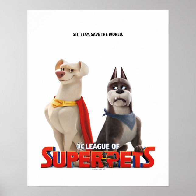DC League of Super-Pets Theatrical Art Poster (Front)