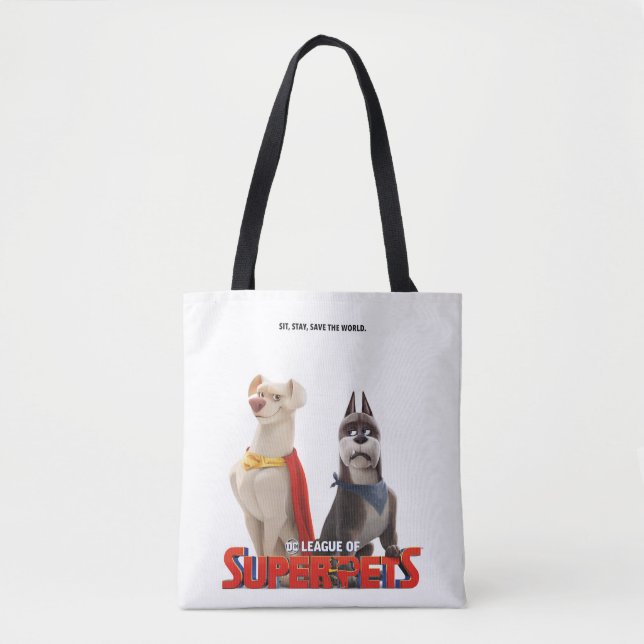 DC League of Super-Pets Theatrical Art Tote Bag (Front)
