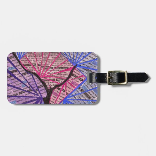 DC Metro Area Luggage Tag (Front Horizontal)