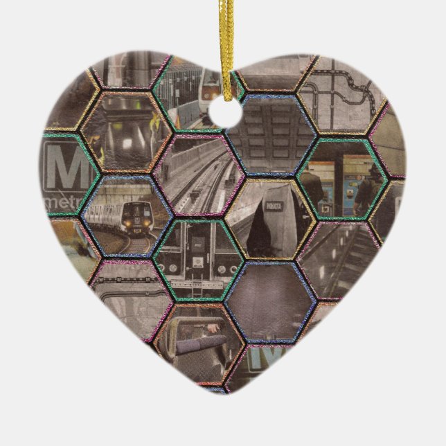 DC Metro Ceramic Tree Decoration (Front)