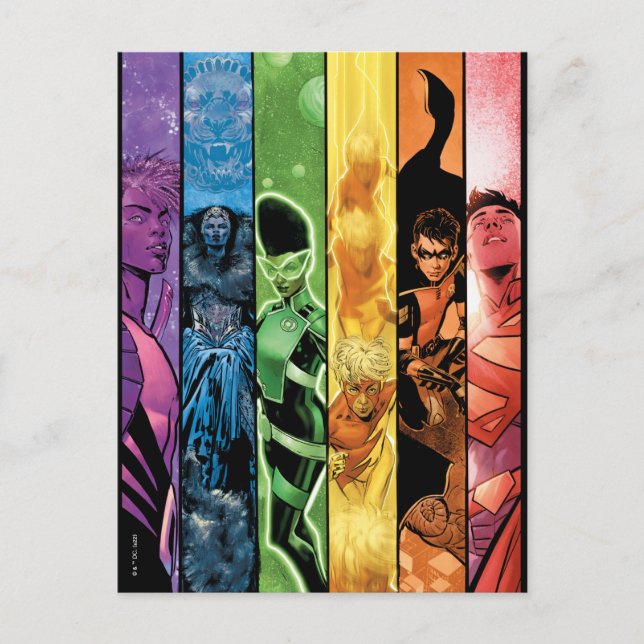 DC Pride Comic Cover 2022 Postcard (Front)