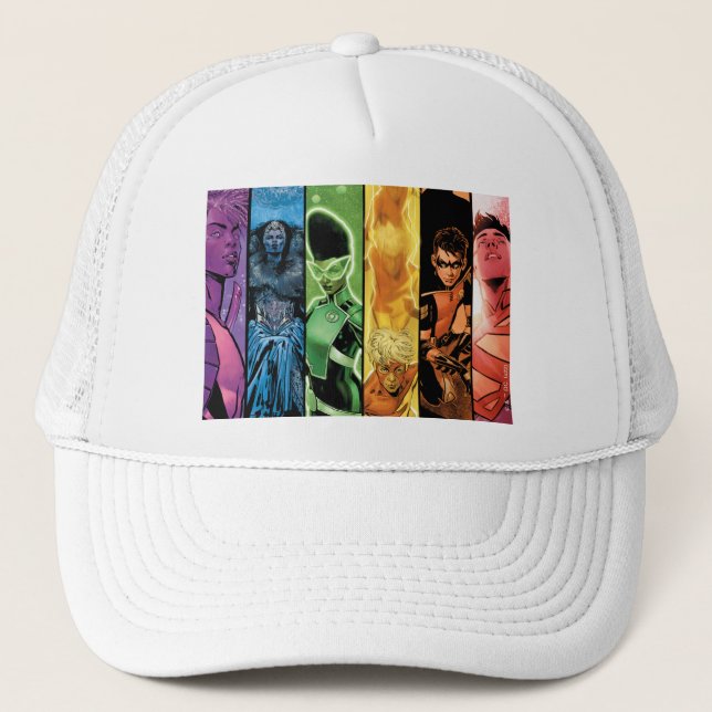 DC Pride Comic Cover 2022 Trucker Hat (Front)