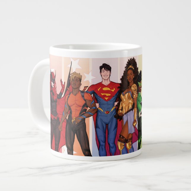 DC Pride Comic Cover 2022 Variant Large Coffee Mug (Front Left)