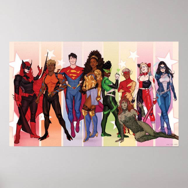 DC Pride Comic Cover 2022 Variant Poster (Front)