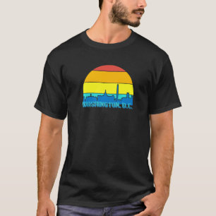 Dc Souvenir 70s 80s Retro Style Visit Washington D T-Shirt