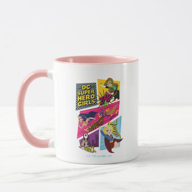 DC Super Hero Girls Action Panels Mug (Left)