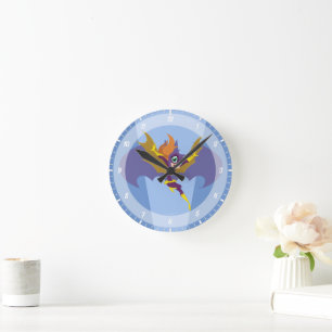 DC Super Hero Girls Batgirl Round Clock