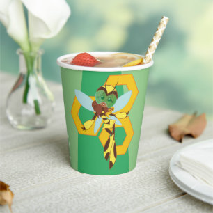 DC Super Hero Girls Bumble Bee Paper Cups