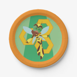 DC Super Hero Girls Bumble Bee Paper Plate